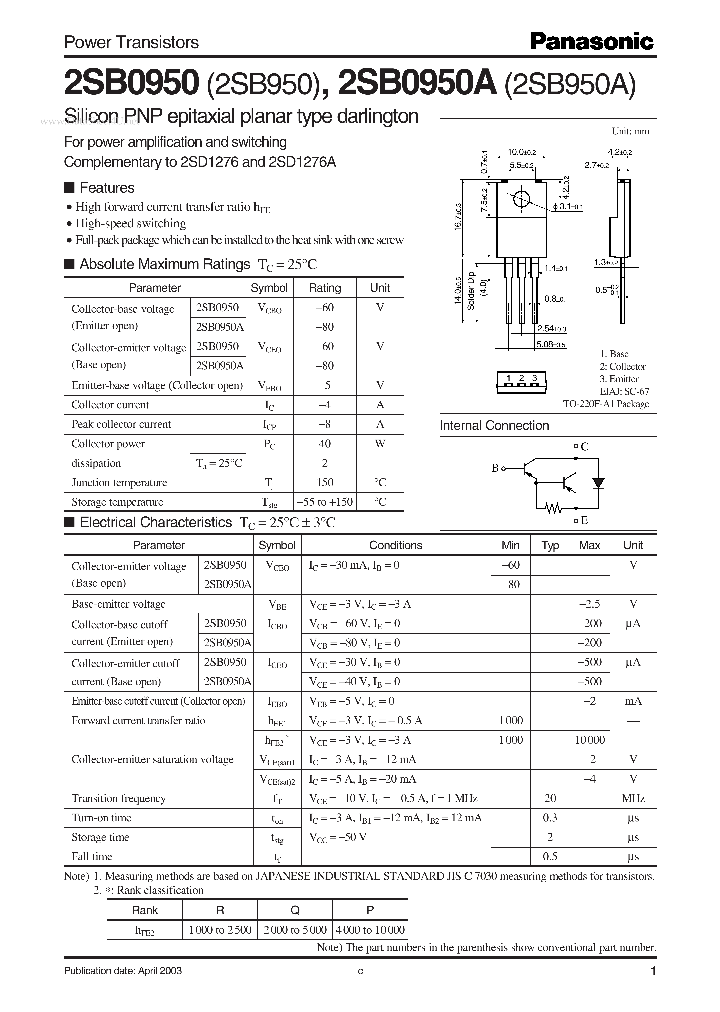 2SB950_2669361.PDF Datasheet