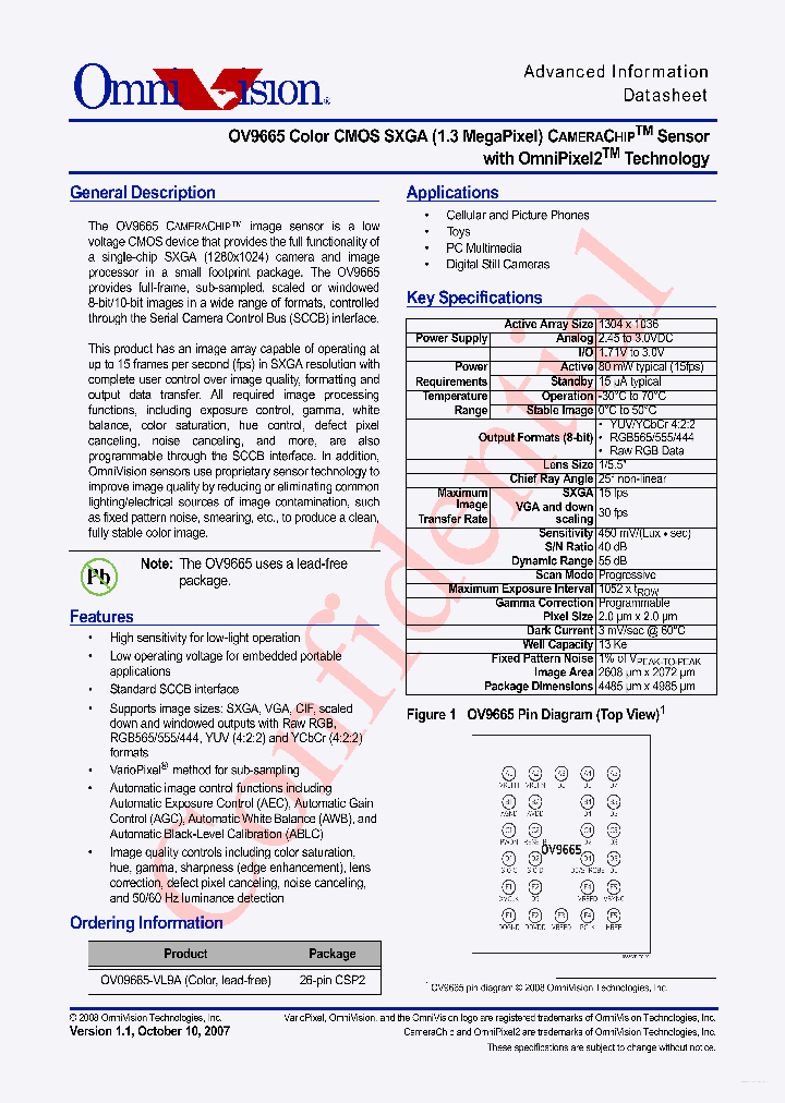 OV9665_2684271.PDF Datasheet