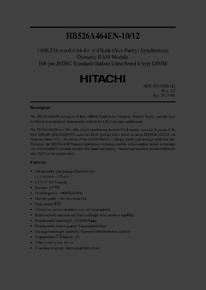 HB526A464EN-10_2710411.PDF Datasheet