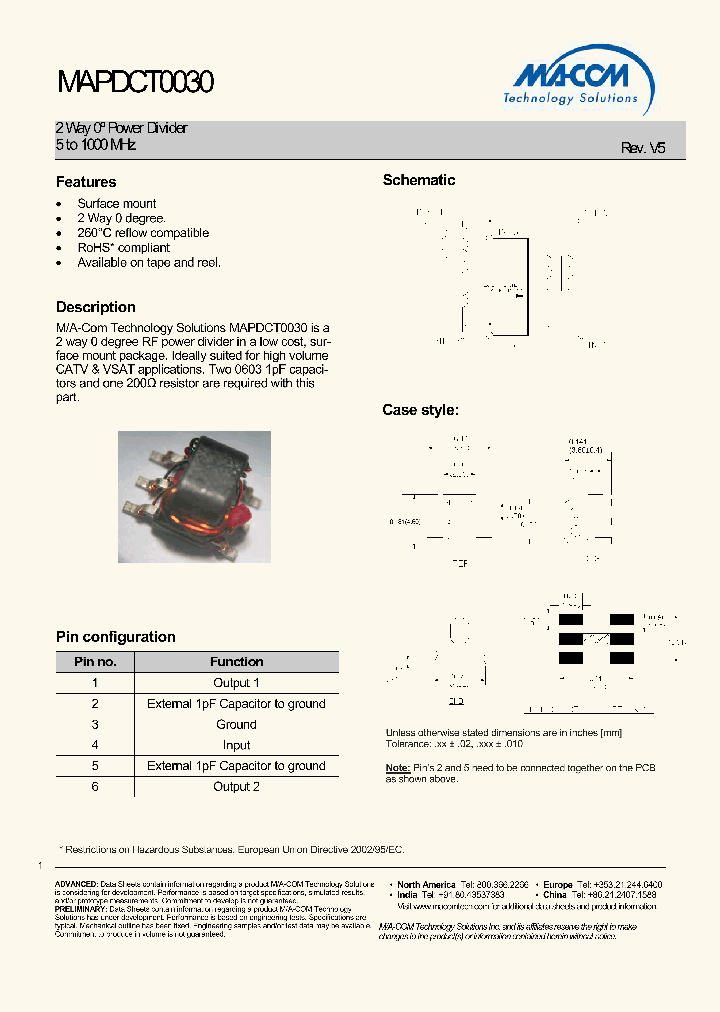 MAPDCT0030_2710769.PDF Datasheet