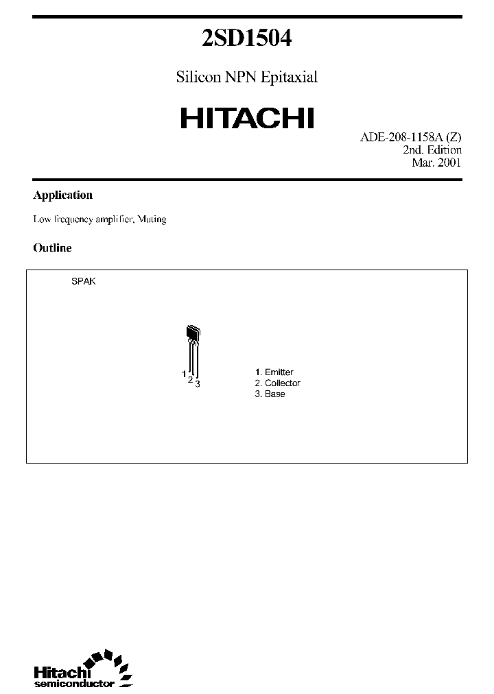 2SD1504F_2711274.PDF Datasheet