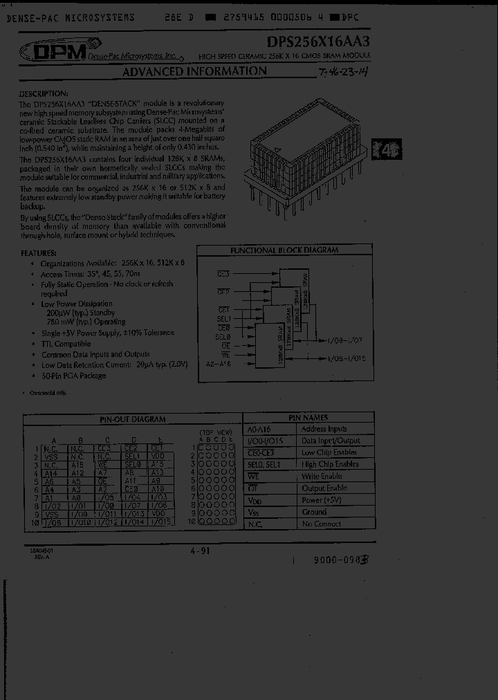 DPS256X16AA3-45C_2712591.PDF Datasheet