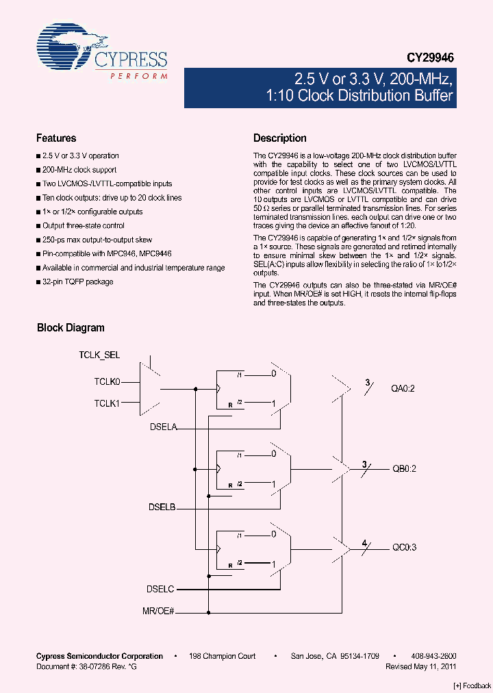 CY29946AXIT_2716105.PDF Datasheet