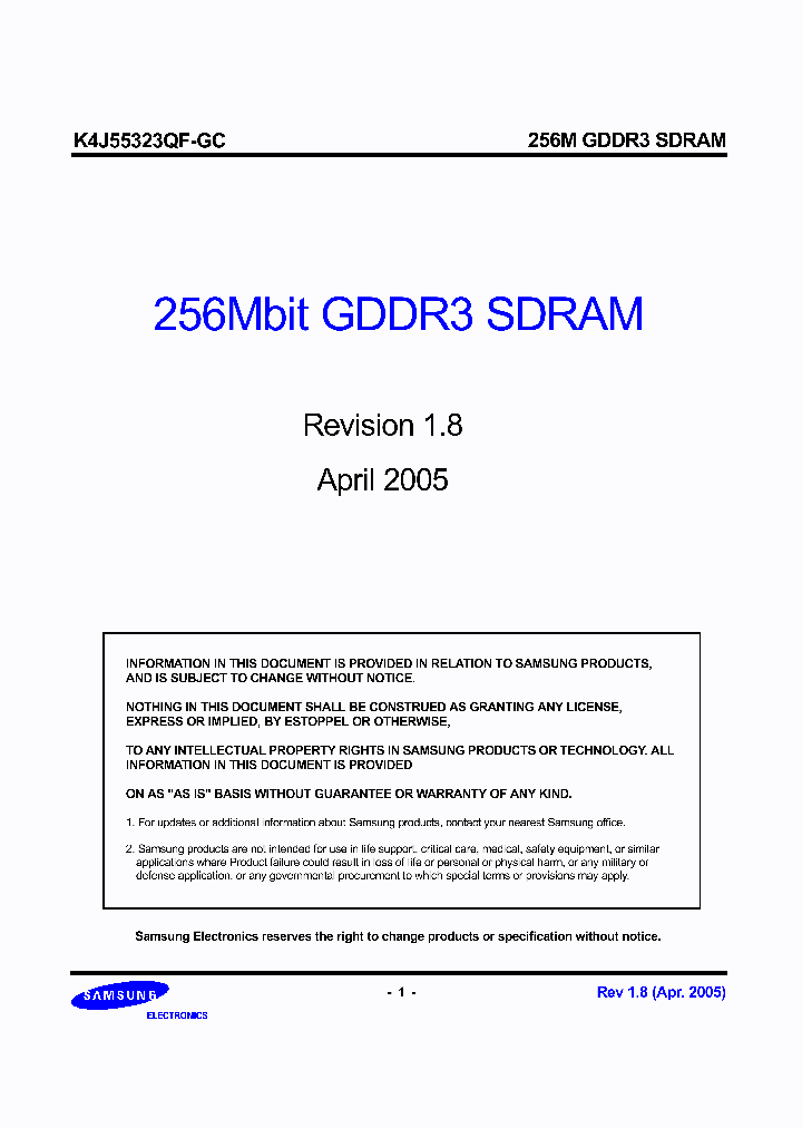 K4J55323QF-GC14_2716483.PDF Datasheet