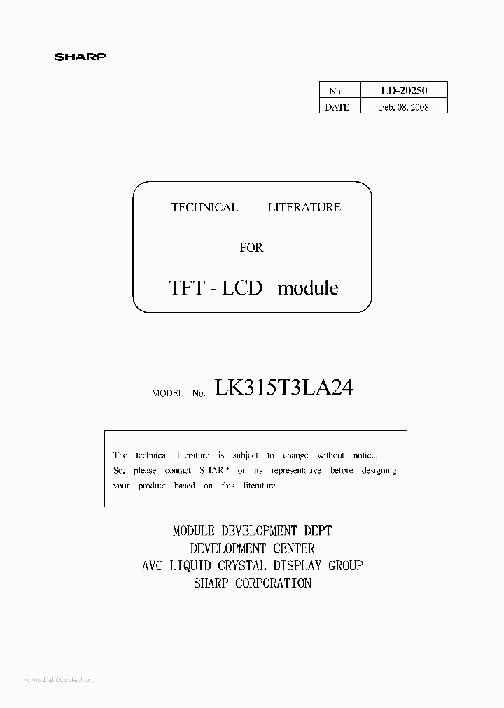 LK315T3LA24_2723097.PDF Datasheet