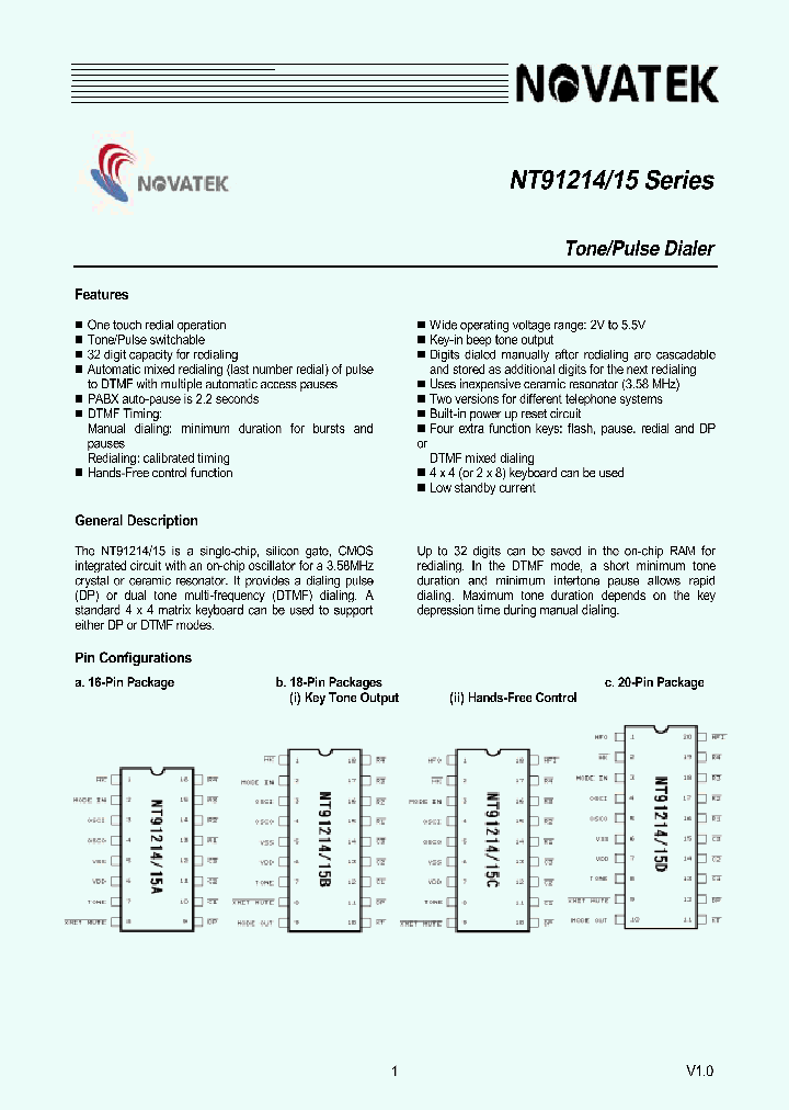 NT91214_2747307.PDF Datasheet