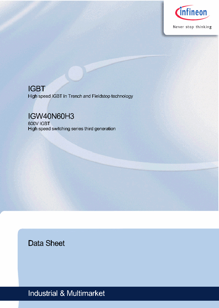 IGW40N60H3_2750314.PDF Datasheet