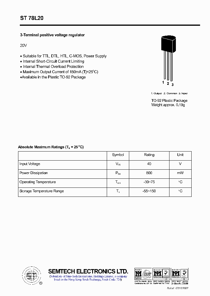 ST78L20_2751611.PDF Datasheet