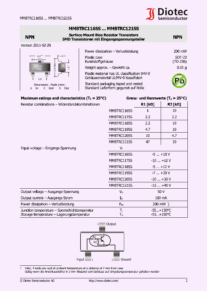 MMBTRC116SS_2752415.PDF Datasheet