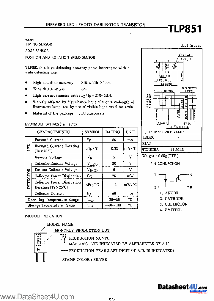 TLP851_2755214.PDF Datasheet