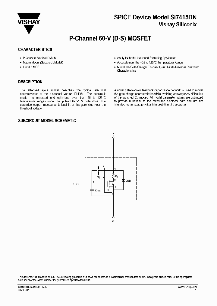 SI7415DN-DS_2763696.PDF Datasheet