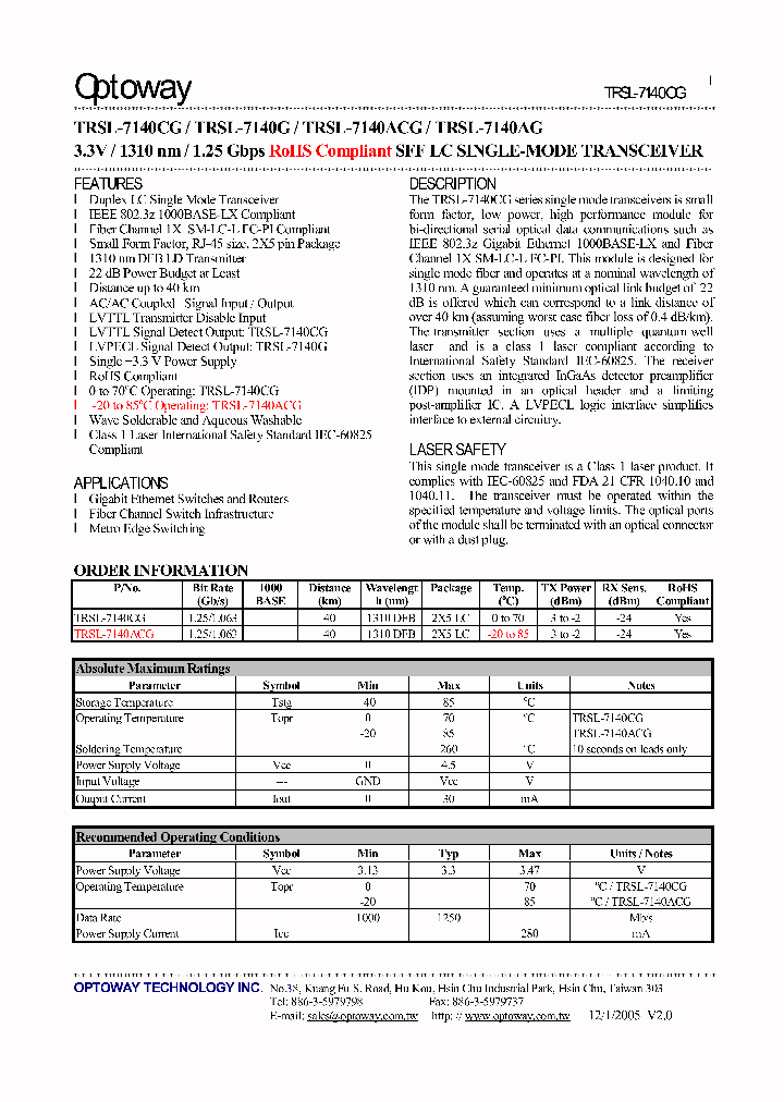 TRSL-7140ACG_2763778.PDF Datasheet