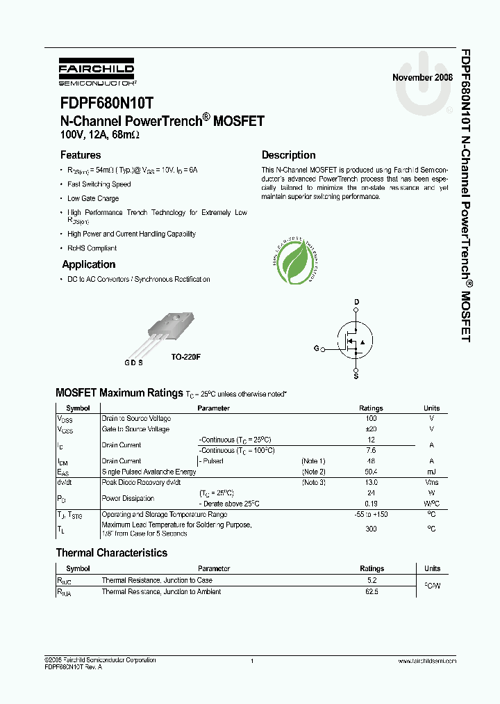 FDPF680N10T_2771043.PDF Datasheet