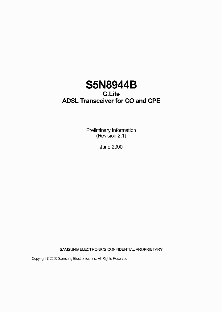 S5N8944B_2774097.PDF Datasheet