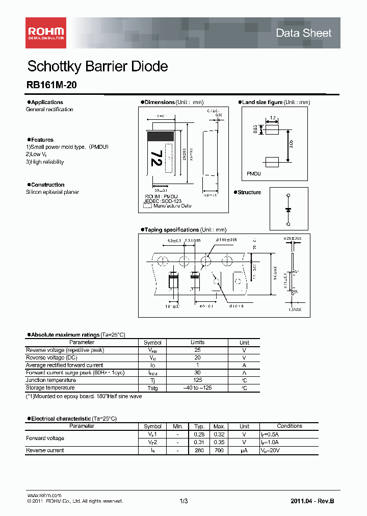 RB161M-2011_2782231.PDF Datasheet