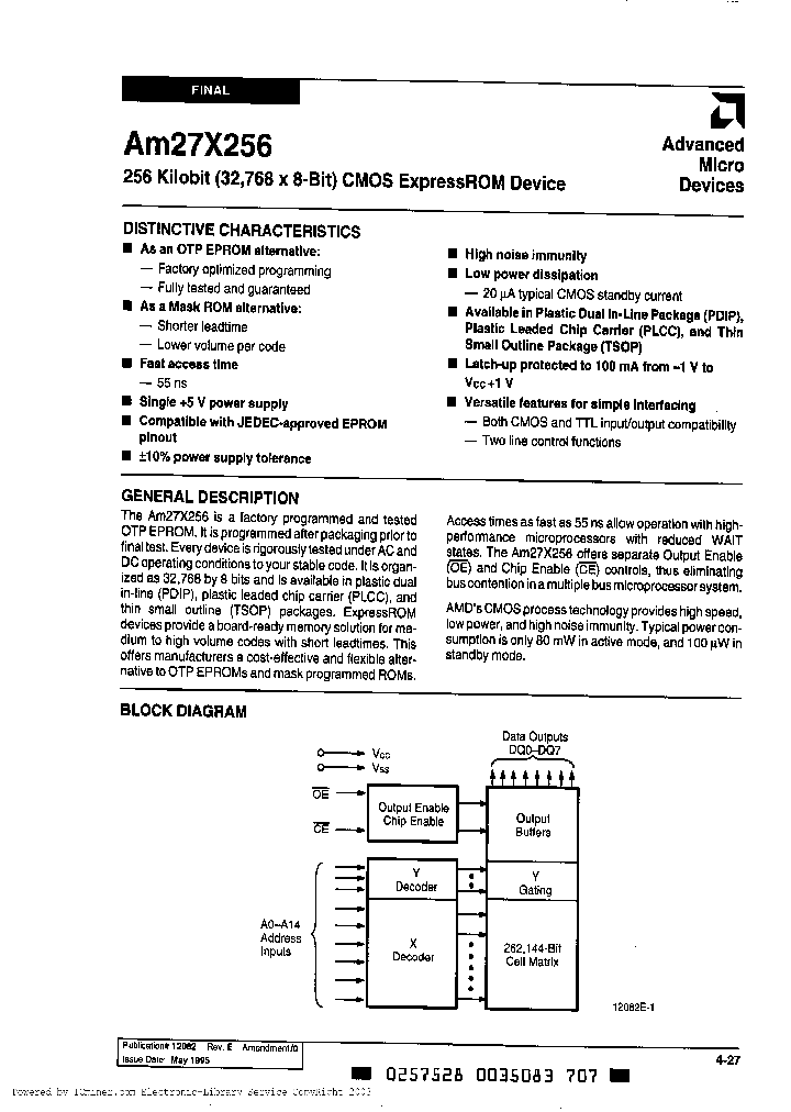 AM27X256-150EC_2799704.PDF Datasheet