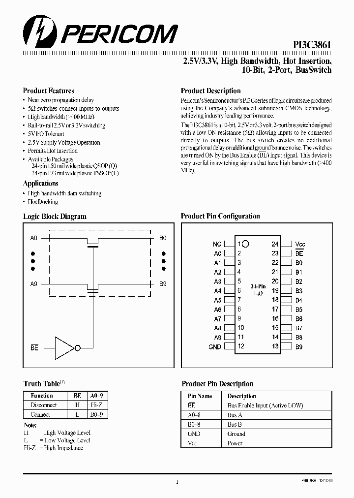 PI3C3861Q_2804266.PDF Datasheet