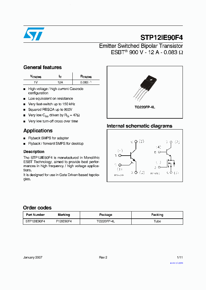 STP12IE90F4_2804598.PDF Datasheet