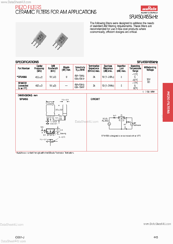 SFU450_2823169.PDF Datasheet