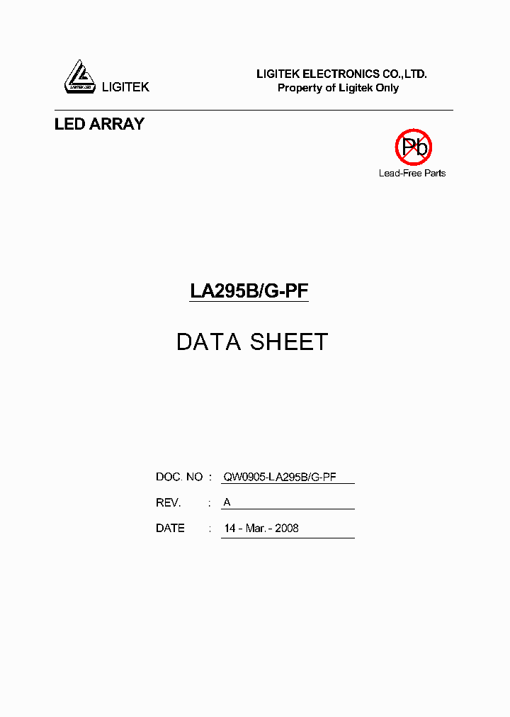 LA295B-G-PF_2832993.PDF Datasheet