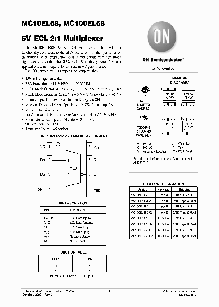 MC10EL58-D_2837730.PDF Datasheet