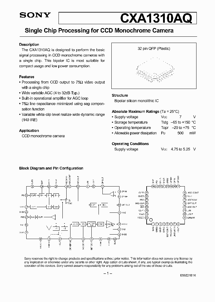 CXA1310AQ_2846926.PDF Datasheet