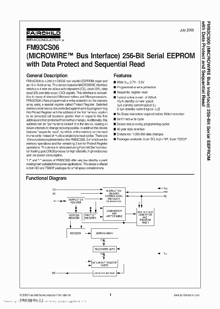 FM93CS06LZVMT8_2891709.PDF Datasheet