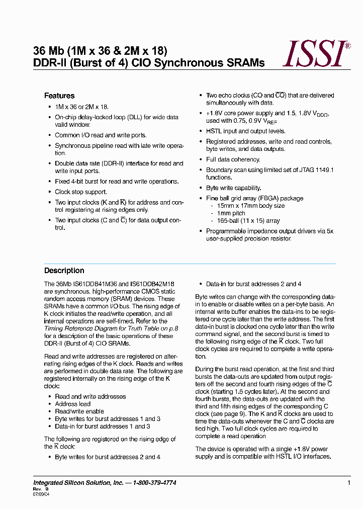 IS61DDB41M36-250M3_2906500.PDF Datasheet