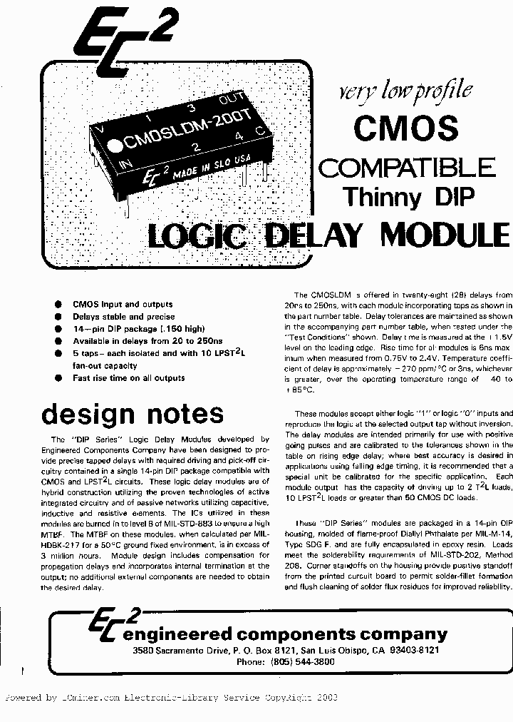 SMLDM-CMOS-100_2908875.PDF Datasheet