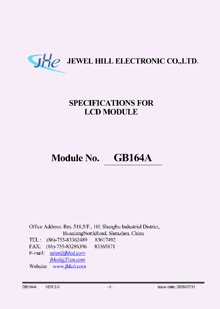 GB164AHGABMLA-V01_2909654.PDF Datasheet
