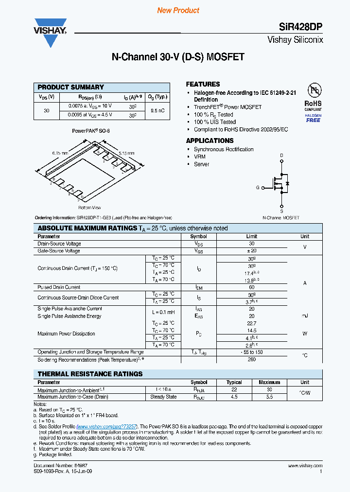 SIR428DP_2926047.PDF Datasheet