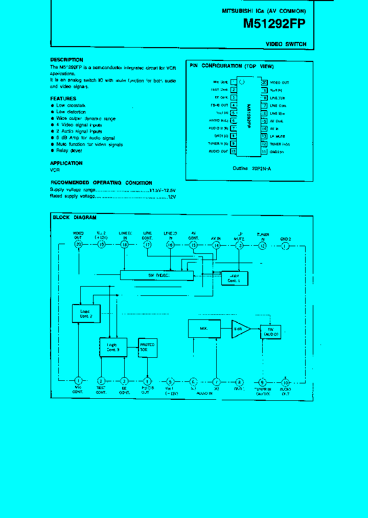 M51292_2929554.PDF Datasheet