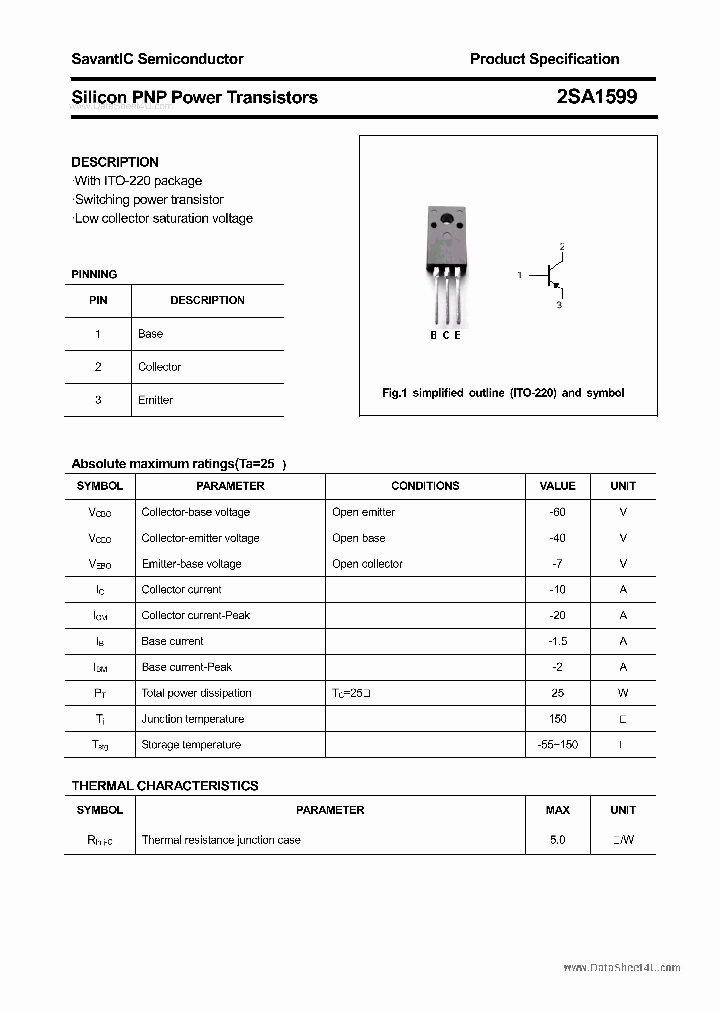 2SA1599_2932578.PDF Datasheet