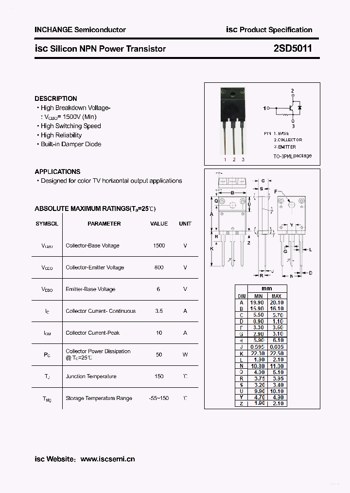 D5011_2960243.PDF Datasheet Download --- IC-ON-LINE