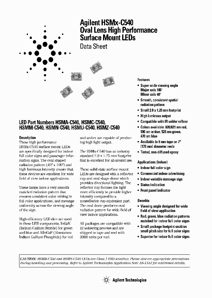HSMA-C540-F0001_2971106.PDF Datasheet