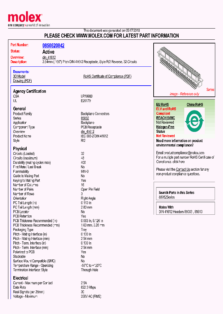 85052-0842_2973577.PDF Datasheet