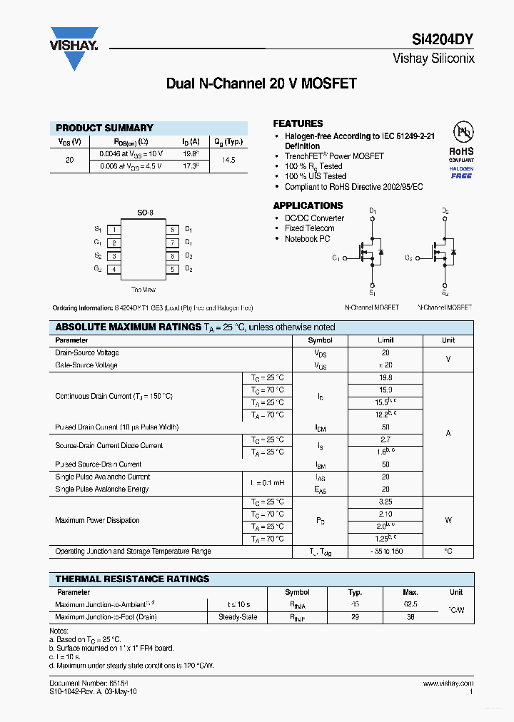 SI4204DY_2994171.PDF Datasheet