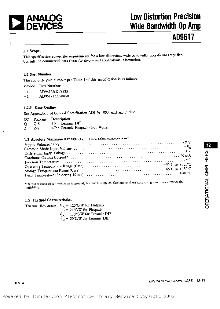 AD9617SZ883B_2995082.PDF Datasheet