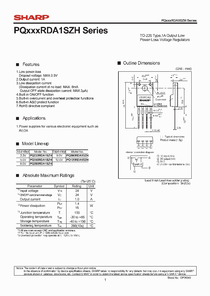 PQXXXRDA1SZH_3009027.PDF Datasheet