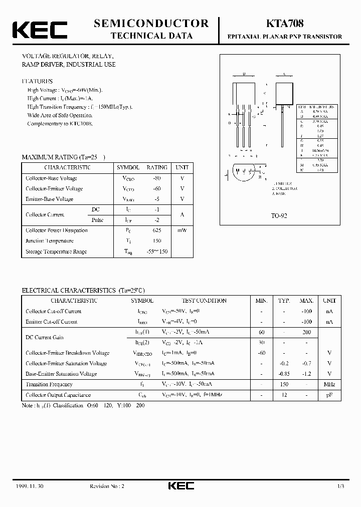 KTA708_3011708.PDF Datasheet
