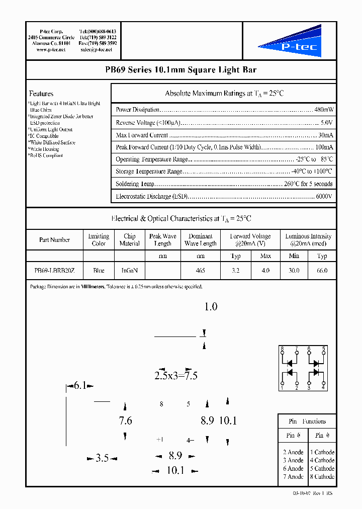 PB69-LBRB20Z_3018790.PDF Datasheet