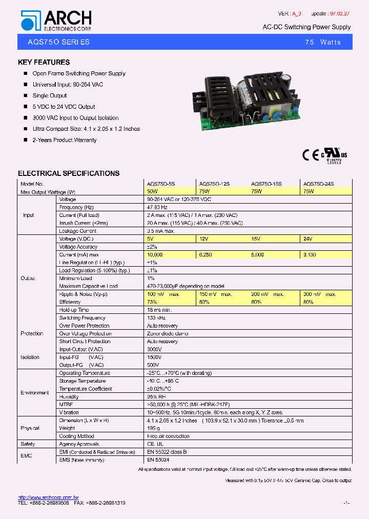 AQS75O-12S_3086555.PDF Datasheet