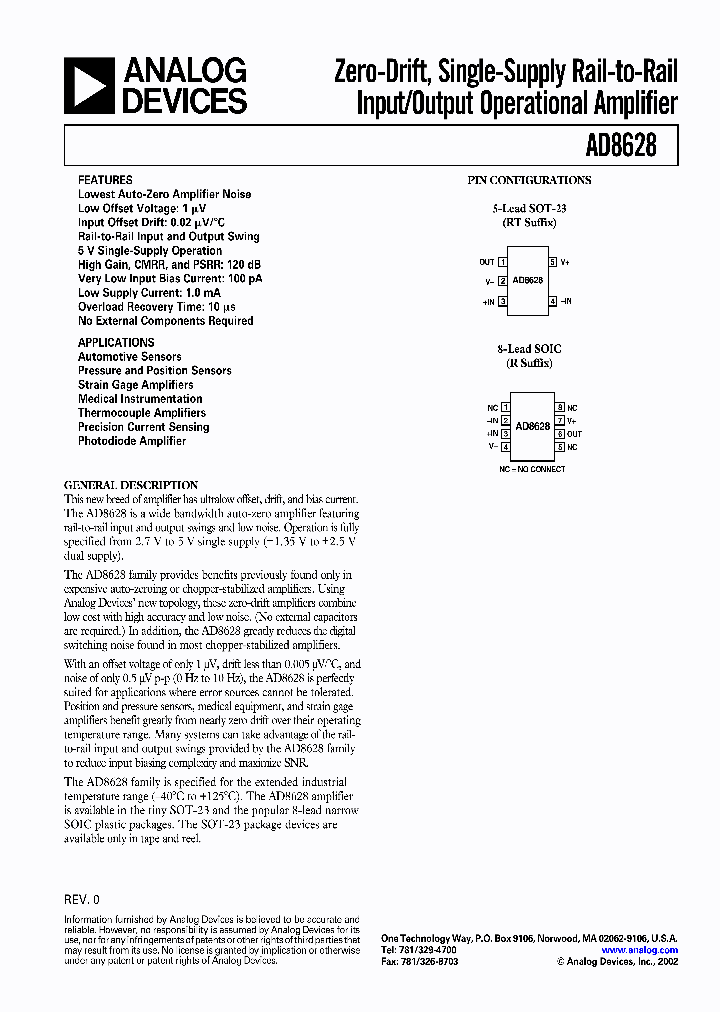 AD8628_3098820.PDF Datasheet