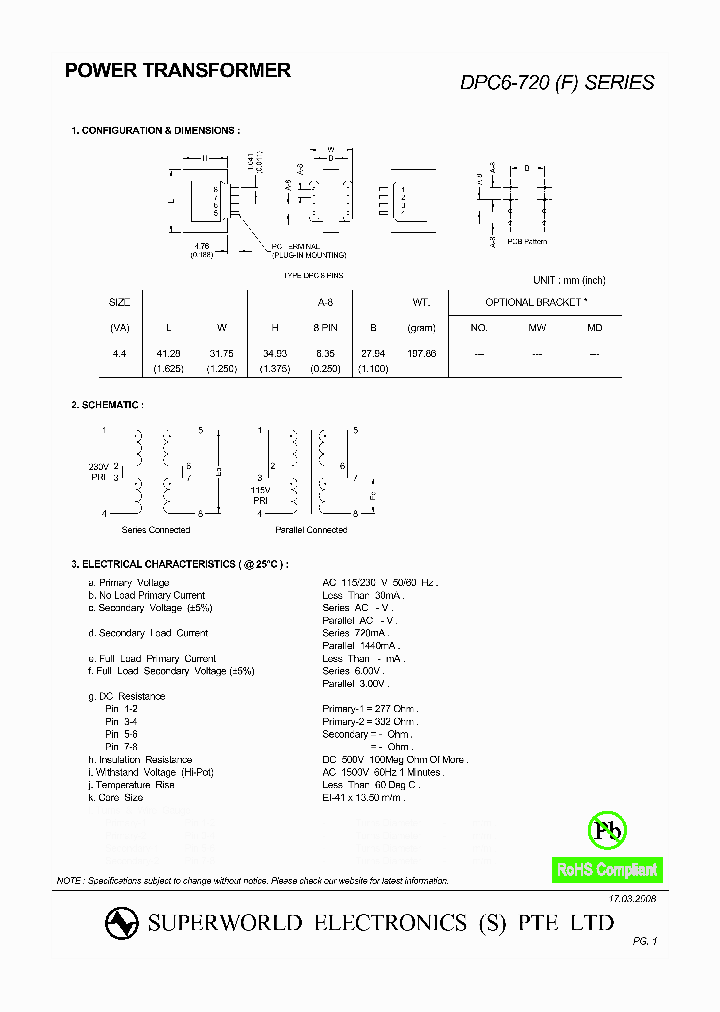 DPC6-720_3098988.PDF Datasheet