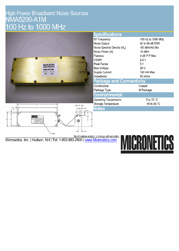 NMA5200-A1M_3105456.PDF Datasheet