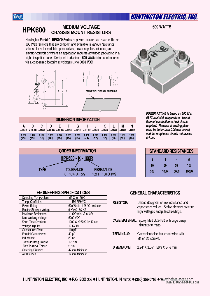 HPK600_3107695.PDF Datasheet