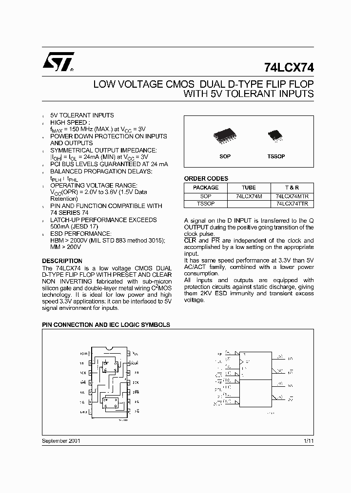 74LCX74M_3108954.PDF Datasheet