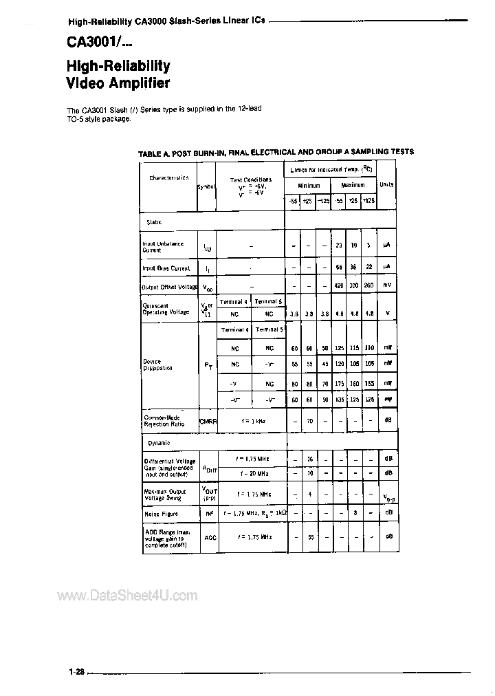 CA3001_3110587.PDF Datasheet