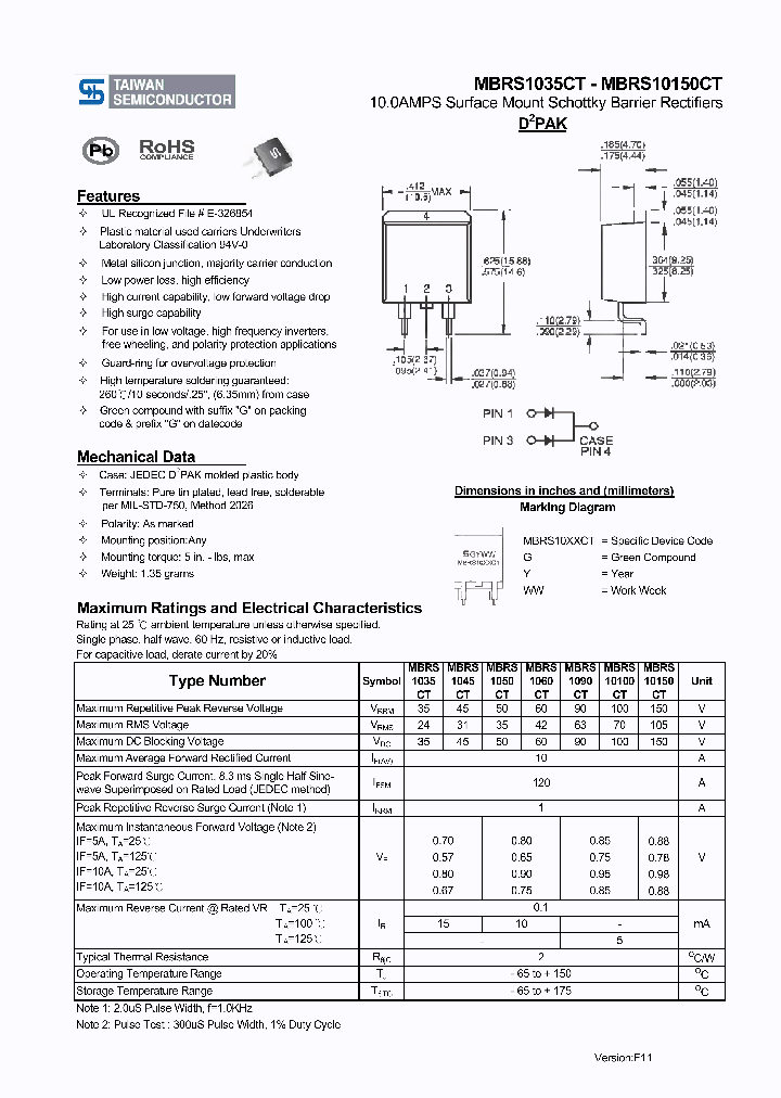 MBRS1035CT11_3113711.PDF Datasheet