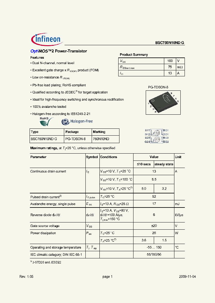 BSC750N10NDG_3114234.PDF Datasheet